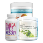 PACK-1 x OmegaLife-3 Resolv 1 x Super Chlorophyll 1 x Cal Mag Complex
